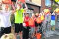 Aldermaston pub gets drenched for charity