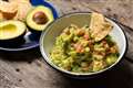 Homemade chunky guacamole