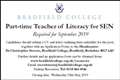 Part-time Teacher of Literacy for SEN Required