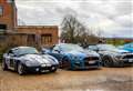 Mustangs gather in celebration at Greenham Control Tower