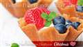 Festive Fruit Brandy Snap Baskets
