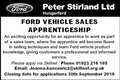 Ford Vehicle Sales Apprenticeship