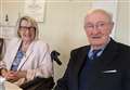 Twins celebrate their 90th birthday at pub lunch family get together 