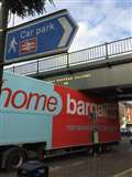Oops! Another lorry gets stuck beneath Hungerford rail bridge