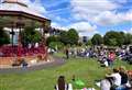 School rocks the bandstand