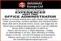 Part Time Office Administrator 