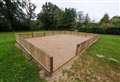 Work completed on "splendid" boules court