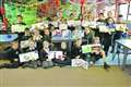 Children investgate 'Creature From Curridge'