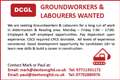 GROUNDWORKERS & LABOURERS WANTED