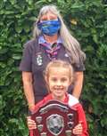 Thatcham Rainbow presented with special Guiding award