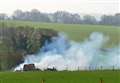 Peasemore hayrick blaze under investigation