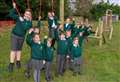 School unveils new outdoor play equipment after online fundraiser