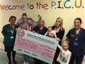 Thatcham family raise £11,560 for hospital ward