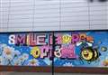 Graffiti mural livens up quiet quarter of town