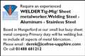 WELDER Tig-Mig/ Sheet metalworker