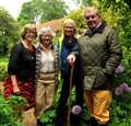 Anneka Rice flies in to Farnborough garden fundraiser