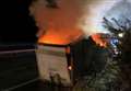 UPDATE: All lanes re-open after vehicle fire ground M4 to a halt