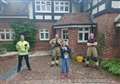 Newbury firefighters rescue kitten trapped in tree