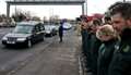 Guard of honour staged for former ambulance employee 