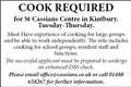Cook required