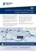 Full closure of M4 this weekend