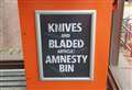 Dispose of your weapons say police in knife crime awareness week
