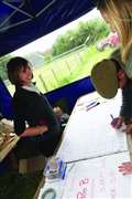 Cow pat bingo splodgy highlight of Hannington Country Fair