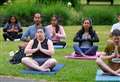 PICTURES: Residents enjoy the weather at yoga day