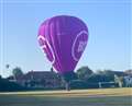 Hot air balloons make unexpected landing in Stockcross, West Berkshire on hottest day of the year 