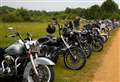 Harleys roll into Greenham Common