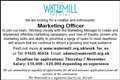 Marketing Officer required