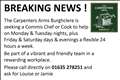 Commis Chef or Cook Required
