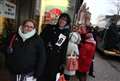 Shoppers brave elements for 14-hours for annual Camp Hopson Christmas sale
