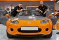 Thatcham Research raises thousands in charity rally in restored Mazda MX5