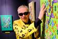 Blind artist turns braille into an artform