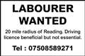 Labourer Wanted