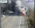 One lane re-opened M4 Swindon to Chippenham after lorry transporter blaze