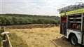 Firefighters battle Winterbourne field blaze