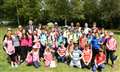 Thatcham schoolchildren 'do the Whitelands walk'