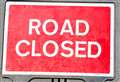 List of road closures planned next week