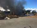 Five fire engines called to Burghfield wood chip machine blaze