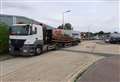 Police locate abandoned lorry loaded with stolen railway tracks