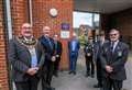 Blue plaque honours wartime Pc