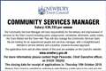 Community Services Manager Required