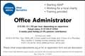 Office Administrator required