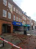 Miraculous escape for shoppers this afternoon