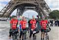 Colleagues cycle from Newbury to Paris for British Heart Foundation