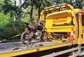 Police seize off-road bike being ridden in woods