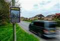 Speed indicator device installed on major road