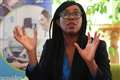 Tory leader Kemi Badenoch speaks with patients and staff on visit to hospice